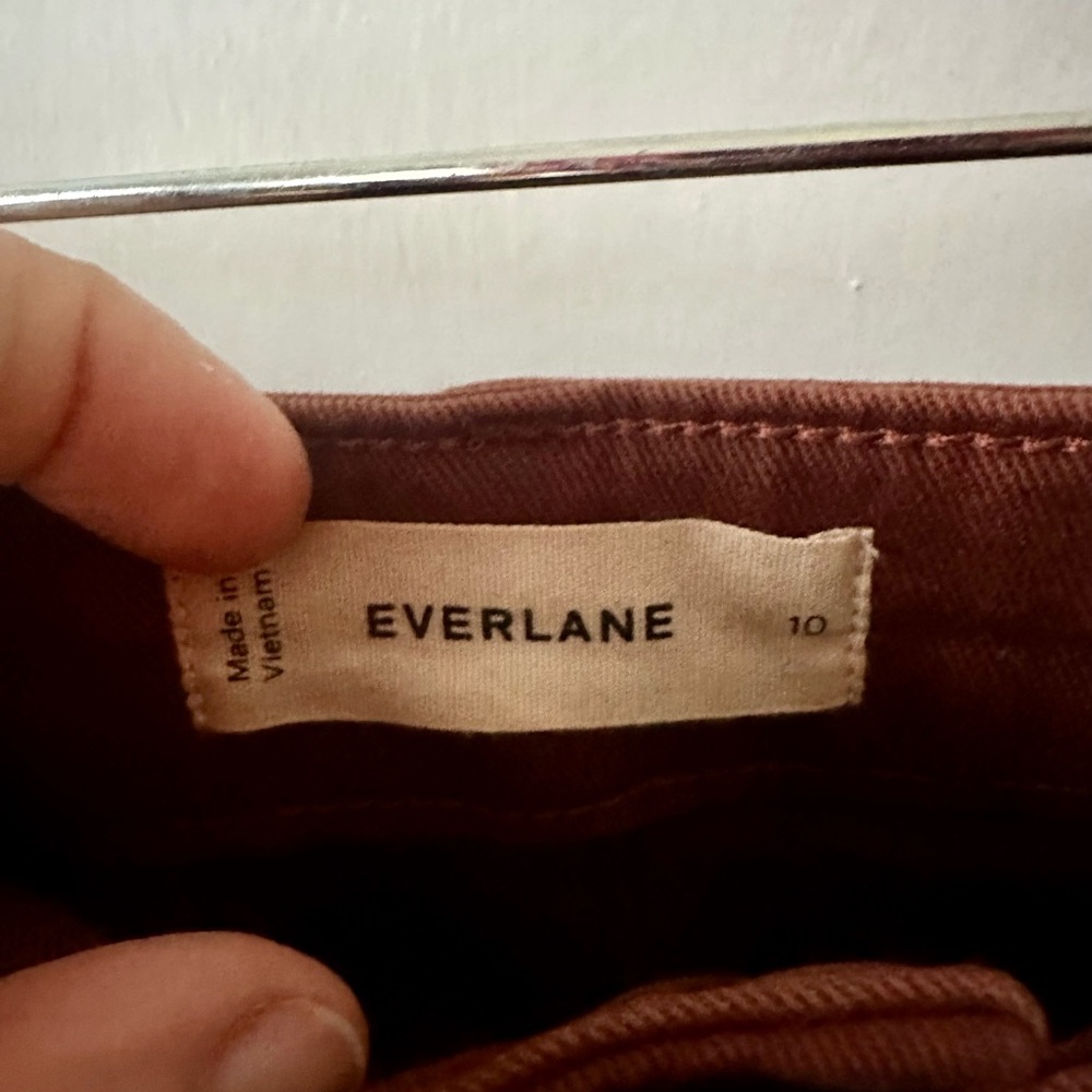 Everlane Utility Barrel Pant size 10 Brown - Picture 4 of 4